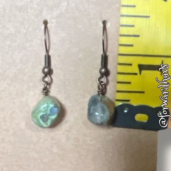 Bundle Sale 3 for $15 | Stone Dangle Earrings – Naturally Elegant and Unique - Picture 6 of 8